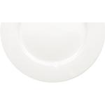 Weiße Runde Speiseteller & Essteller 20 cm aus Porzellan stapelbar 12-teilig 