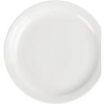 Weiße Runde Teller 12 cm aus Porzellan 12-teilig 