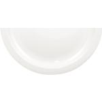 Weiße Runde Speiseteller & Essteller 28 cm aus Porzellan stapelbar 6-teilig 