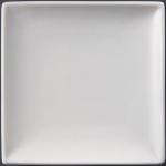 Weiße Quadratische Teller 14 cm aus Porzellan 12-teilig 