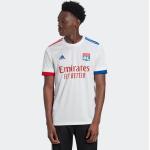 Weiße adidas Olympique Lyon Olympique Lyon Olympique Lyon Trikots für Herren Übergrößen zum Fußballspielen - Heim 2020/21 
