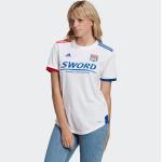Weiße adidas Olympique Lyon Olympique Lyon Olympique Lyon Trikots für Damen zum Fußballspielen - Heim 2020/21 