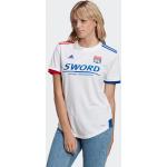 Weiße adidas Olympique Lyon Olympique Lyon Olympique Lyon Trikots für Damen zum Fußballspielen - Heim 2020/21 