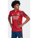 Rote Atmungsaktive adidas Olympique Lyon Olympique Lyon Olympique Lyon Trikots für Herren zum Fußballspielen - Auswärts 2022/23 