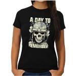OM3® A Day to Remember T-Shirt | Damen | ADTR Hardcore Rock Hardrock Metal | XXL, Schwarz