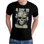 OM3® A Day to Remember T-Shirt | Herren | ADTR Hardcore Rock Hardrock Metal | Schwarz, 5XL