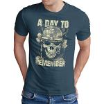 OM3® A Day to Remember T-Shirt | Herren | ADTR Hardcore Rock Hardrock Metal | Denim, 4XL