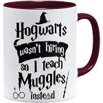 OM3 Harry Potter Hogwarts Lustige Kaffeetassen 325 ml aus Keramik mikrowellengeeignet 