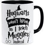 Schwarze OM3 Harry Potter Hogwarts Lustige Kaffeetassen 325 ml aus Keramik 