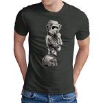Dunkelgraue Pin Up OM3 Star Wars Stormtrooper T-Shirts für Herren Größe XL für Partys 
