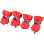 Rote  Regenmäntel & Regencapes für Hunde 4-teilig 