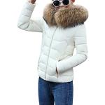 Graue Elegante Atmungsaktive Mini Jacken mit Fellkapuze Handwäsche für Damen Größe XS für Partys für den für den Herbst 