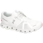 Weiße On Cloud 5 Low Sneaker mit Schnürsenkel in Normalweite aus Mesh Atmungsaktiv für Herren Größe 40,5 
