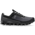 Schwarze On Cloudvista Trailrunning Schuhe mit Reflektoren für Herren Größe 46 