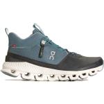 Reduzierte Dunkelblaue On Cloud Hi Vegane High Top Sneaker & Sneaker Boots aus Veloursleder für Damen Größe 37 
