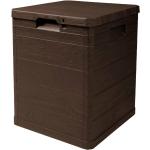 Braune Auflagenboxen & Gartenboxen aus Kunststoff abschließbar 