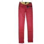 Rote One Green Elephant Memphis Skinny Jeans aus Baumwollmischung für Damen Größe XS Weite 24, Länge 34 
