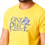 Gelbe One Piece T-Shirts aus Baumwolle Größe L 