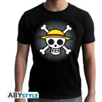 Schwarze One Piece T-Shirts aus Baumwolle für Herren Größe XS 