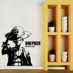 Reduzierte One Piece Wandtattoos & Wandaufkleber aus Vinyl 