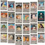 Reduzierte One Piece Poster aus Papier 24-teilig 