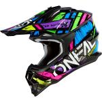 Oneal 2Series Glitch Motocross Helm, mehrfarbig, Größe L