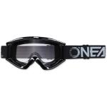 O'NEAL Motocross Brille Fahrradbrille Herren Damen B-Zero Goggle I MX MTB DH FR I Motorradbrille 100% UV-Schutz I Schlag & kratzfestes Glas I Schwarz I Größe One Size