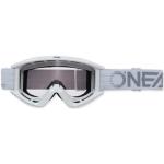 O'NEAL Motocross Brille Fahrradbrille Herren Damen B-Zero Goggle I MX MTB DH FR I Motorradbrille 100% UV-Schutz I Schlag & kratzfestes Glas I Weiß I Größe One Size