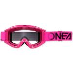 O'NEAL Motocross Brille Fahrradbrille Herren Damen B-Zero Goggle I MX MTB DH FR I Motorradbrille 100% UV-Schutz I Schlag & kratzfestes Glas I Pink I Größe One Size