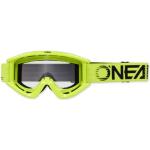 O'NEAL Motocross Brille Fahrradbrille Herren Damen B-Zero Goggle I MX MTB DH FR I Motorradbrille 100% UV-Schutz I Schlag & kratzfestes Glas I Gelb I Größe One Size