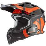 O'NEAL | Motocross-Helm | MX Enduro | ABS-Schale, , Lüftungsöffnungen für optimale Belüftung & Kühlung | 2SRS Helmet Slick | Erwachsene | Schwarz Orange | Größe XS