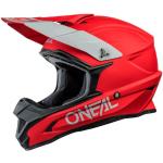 O'NEAL | Motocross-Helm | MX Enduro Motorrad | ABS-Schale, , Lüftungsöffnungen für optimale Belüftung und Kühlung | 1SRS Helmet Solid | Erwachsene | Rot | Größe XS