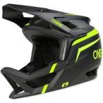 O'NEAL Transition Helm I Mountainbike Helm | Enduro MTB Downhill | Leichter und sportlicher Fahrradhelm Damen & Herren mit guter BelüftungI Schwarz Neon-Gelb I Größe XL