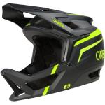 O'NEAL | Mountainbike-Helm | Enduro MTB DH FR | Robustes ABS, Ventilationsöffnungen erleichtern die Atmung, IPX® ACells | Transition Helmet Flash V.23 | Erwachsene | Schwarz Neon-Gelb | XXL