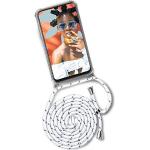 Silberne Samsung Galaxy A40 Hüllen Art: Handyketten durchsichtig aus Silikon mit Band für Herren 