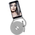Silbergraue Samsung Galaxy S7 Hüllen Art: Handyketten durchsichtig aus Silikon mit Band für Herren 