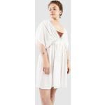 Weiße Streetwear O'Neill Beach Damenkleider mit Meer-Motiv Größe L 