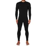 O'Neill Hammer 3/2MM Chest Zip Wetsuit Black - Easy Stretch Breathable