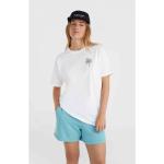 Beige Vintage O'Neill Beach T-Shirts mit Meer-Motiv für Damen Größe S 
