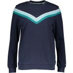 Reduzierte Dunkelblaue Color Blocking O'Neill Rundhals-Ausschnitt Damensweatshirts Größe M 