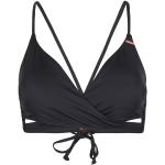 Schwarze O'Neill Bikini-Tops aus Polyamid mit verstellbaren Trägern mit Racerback für Damen Größe S 