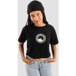 Reduzierte Schwarze Streetwear O'Neill T-Shirts aus Baumwolle für Damen Größe S 