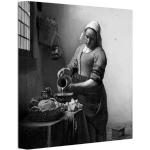 Schwarze Johannes Vermeer Nachhaltige Quadratische Landschaftsbilder 20x20 
