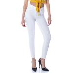 Weiße ONLY Blush Skinny Jeans Raw aus Baumwolle für Damen Größe XL für den für den Frühling 