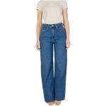 Blaue ONLY Straight Leg Jeans aus Baumwolle für Damen Größe XS Weite 31, Länge 32 für den für den Herbst 