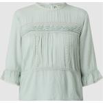 Reduzierte Mintgrüne ONLY Anemone Peplum-Shirts & Schößchen-Shirts aus Baumwolle für Damen Größe S 