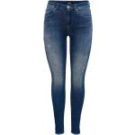 Only Blush Life Mid Ankle Skinny Fit Jeans (15234798) dark blue denim