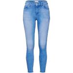 Only Blush Mid Ankle Skinny Fit Jeans light blue denim