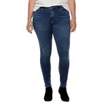 Reduzierte Blaue ONLY 5-Pocket Jeans aus Baumwolle für Damen Große Größen 