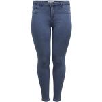 Reduzierte Blaue ONLY Noos Push Up Jeans aus Denim für Damen Größe XXL Große Größen 